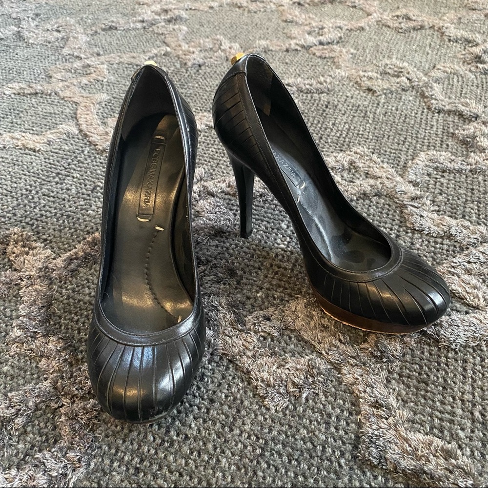 BCBGMaxAzria Leather Pump Heels